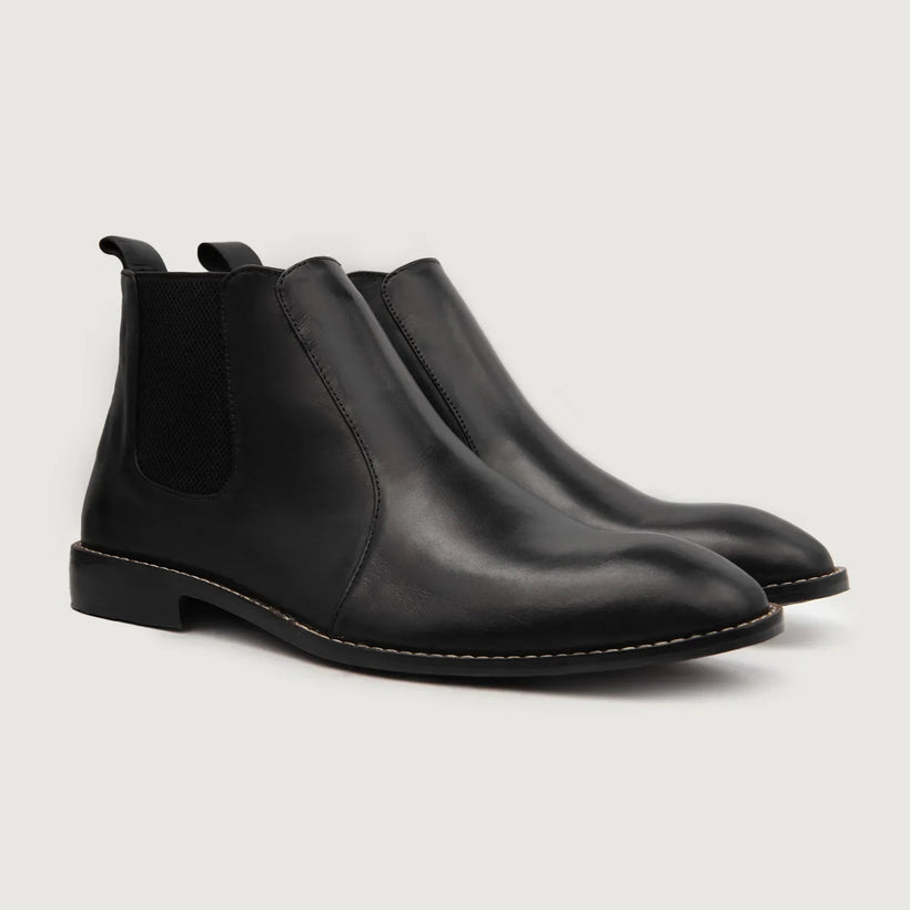Clarkson Chelsea Черная Leather Boots мужская