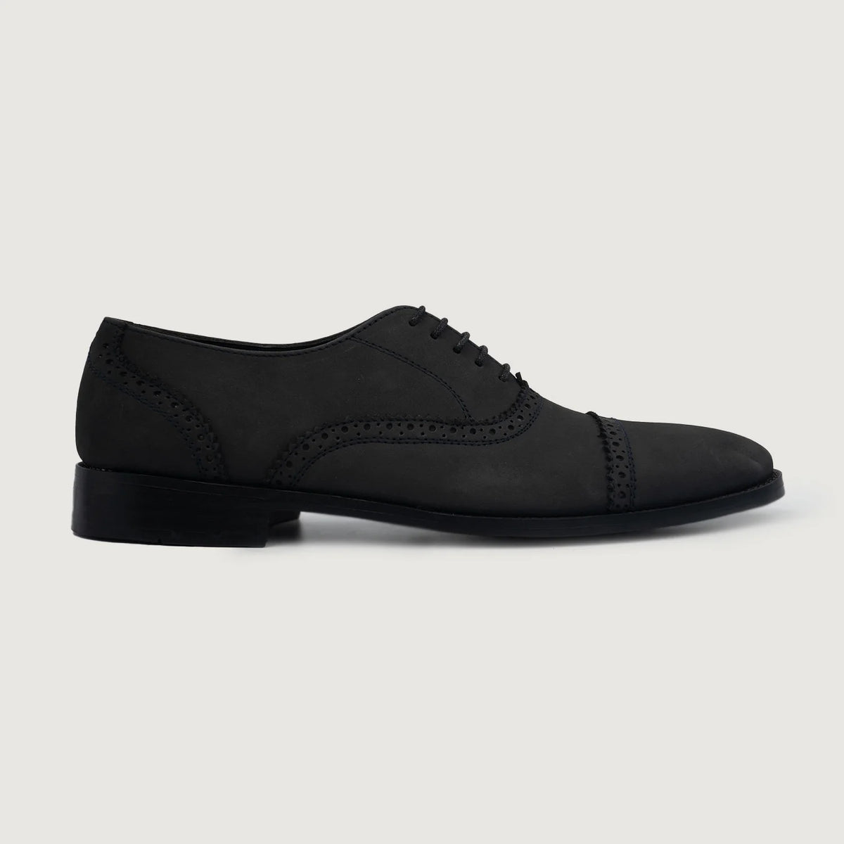 Black Full-Grain leather Shoes - Рантовая конструкция Goodyear Welt и носок обуви