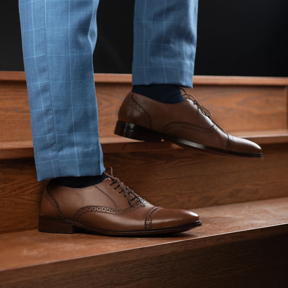 Orlaven Greyson Brogues Oxford Коричневый Кожаная обувь для Мужчин footwear image 9