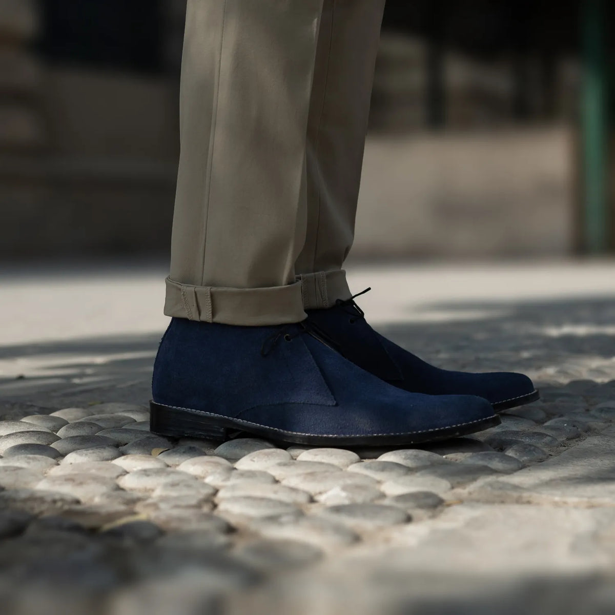 Orlaven Corry Chukka Midnight Синий Suede Кожаные ботинки для Мужчин footwear image 9