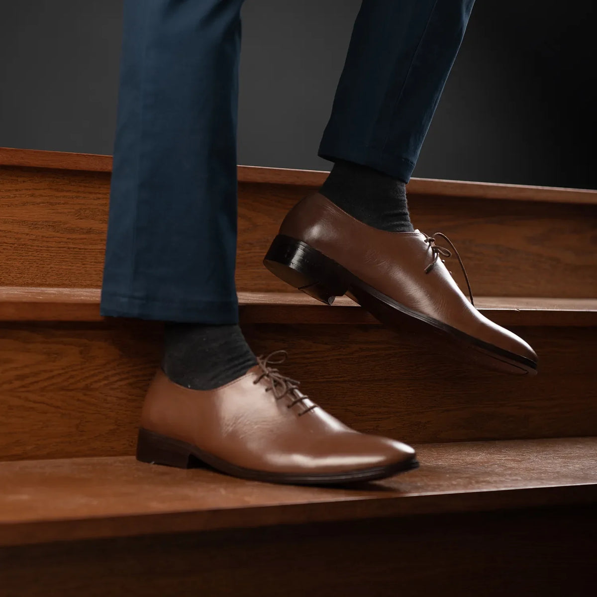 Orlaven Director Wholecut Рыжий Кожаная обувь для Мужчин footwear image 9