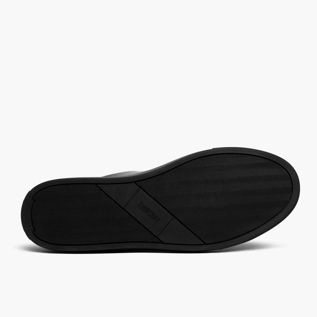 High-Traction Rubber Outsole & Lug Tread Pattern on Encore Jet Черный Кожаные кеды для Мужчин