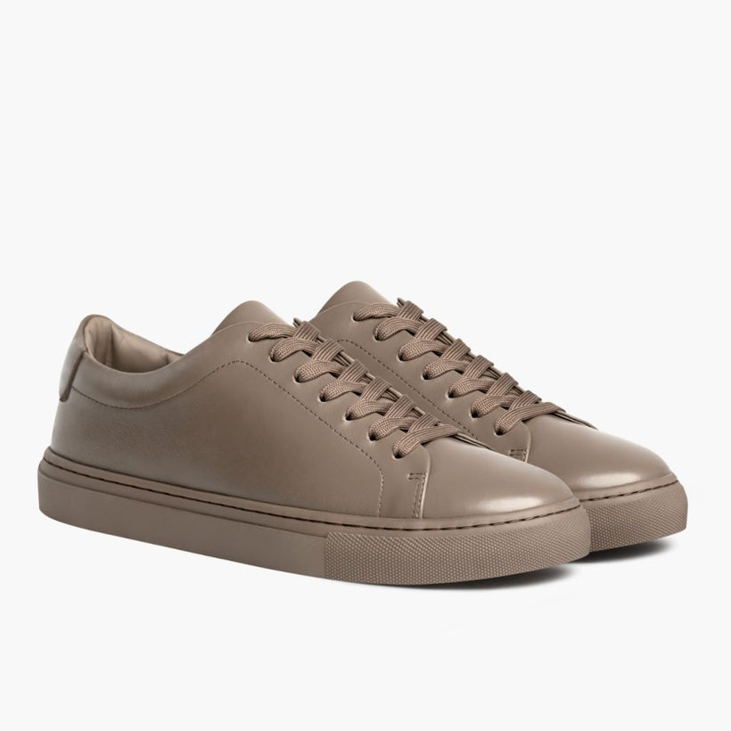 Encore Taupe Leather Sneakers мужская