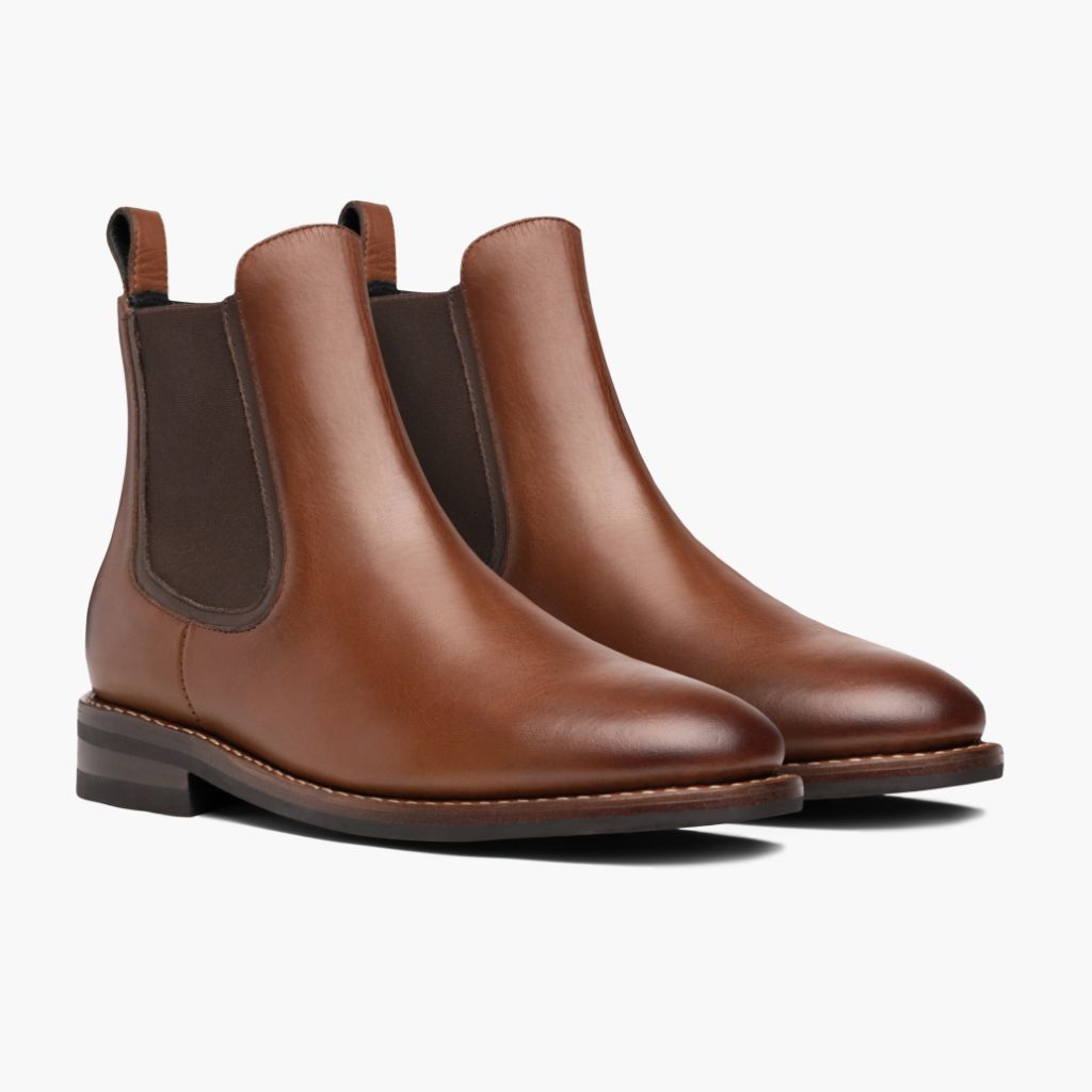 Duke Brandy Кожаные ботинки для Мужчин in Classic Full-Grain Leather - Вид сбоку | Купить в официальном онлайн-магазине