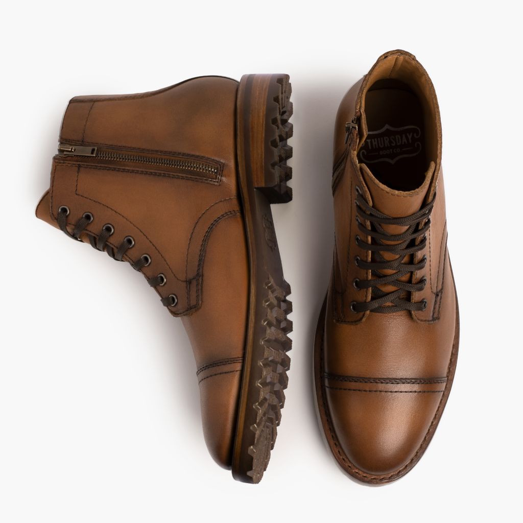Major Cuero Кожаные ботинки для Мужчин in Classic Full-Grain Leather - Вид сбоку | Купить в официальном онлайн-магазине