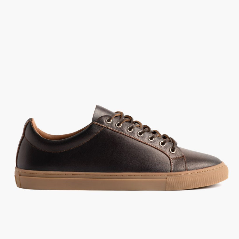 Premier Low Top Cacao Leather Sneakers мужская