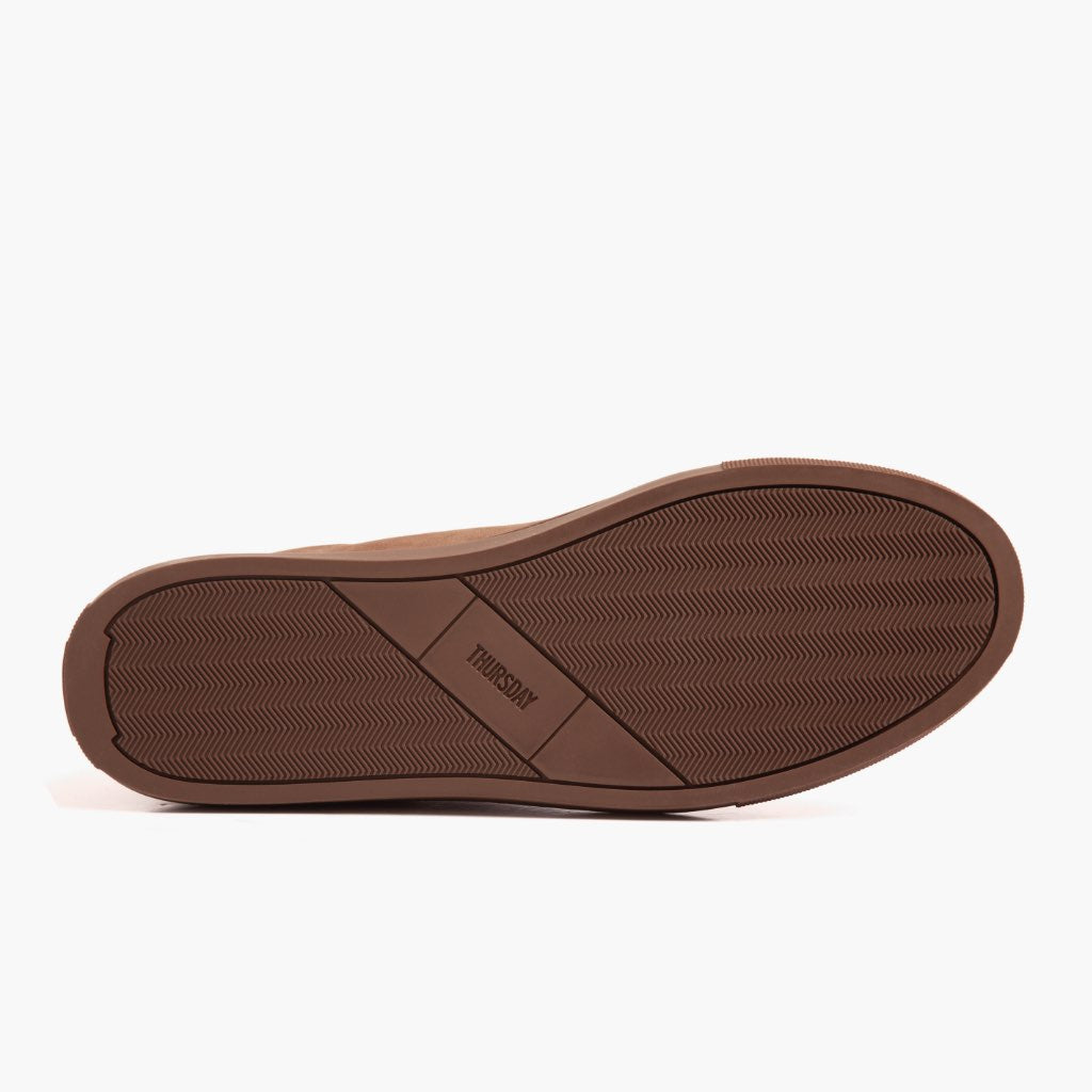 High-Traction Rubber Outsole & Lug Tread Pattern on Premier Low Top Pebble Кожаные кеды для Мужчин For Men