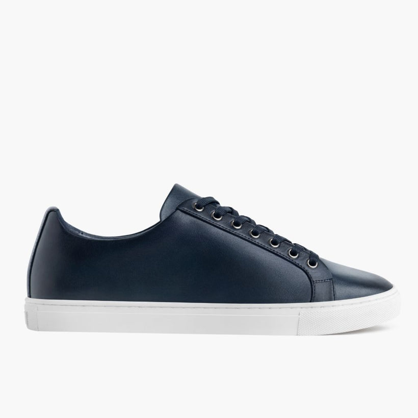 Premier Low Top Deep Синяя Leather Sneakers мужская