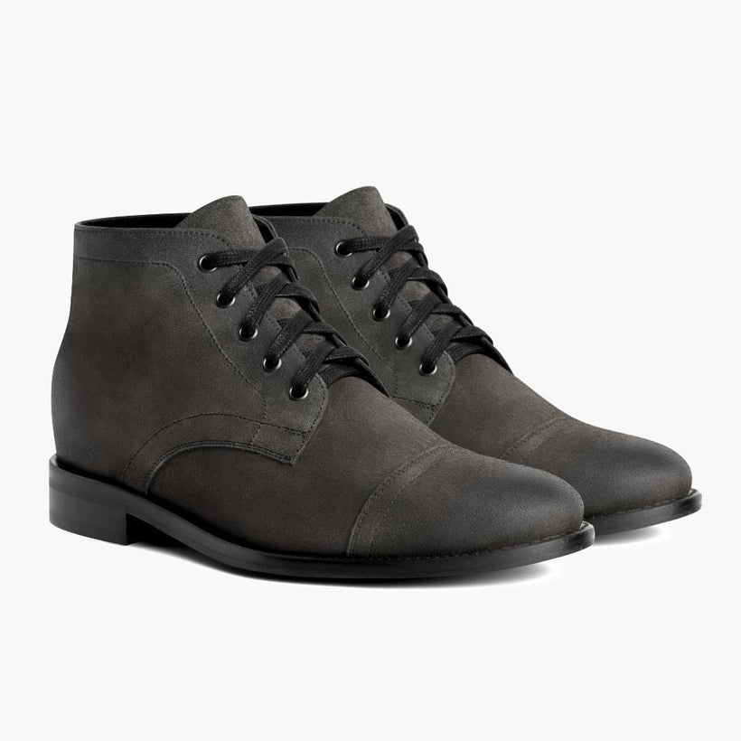 Cadet Shadow Grey Leather Boots мужская