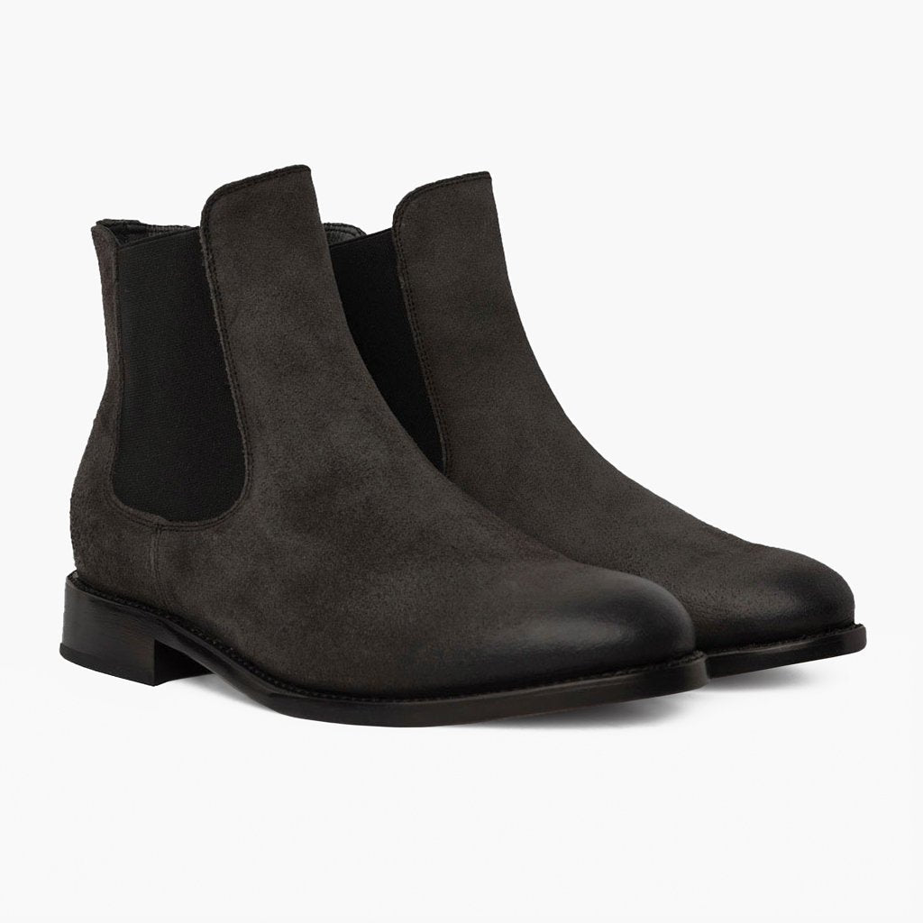 Cavalier Shadow Grey Кожаные ботинки для Мужчин in Grey Full-Grain Leather - Вид сбоку | Купить в официальном онлайн-магазине