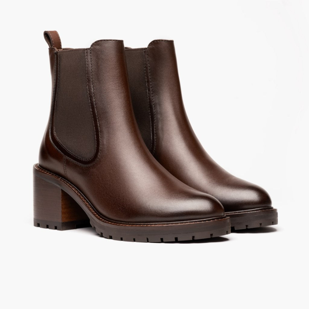 Chocolate Full-Grain leather Boots - Рантовая конструкция Goodyear Welt и носок обуви