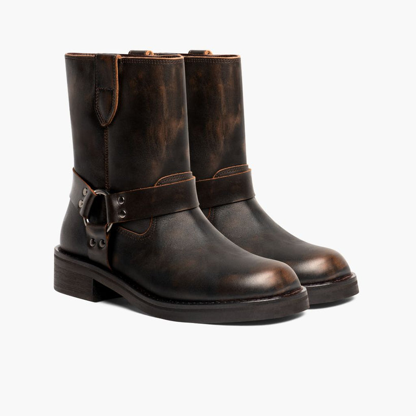 Outlaw Vintage Коричневая Leather Boots женская