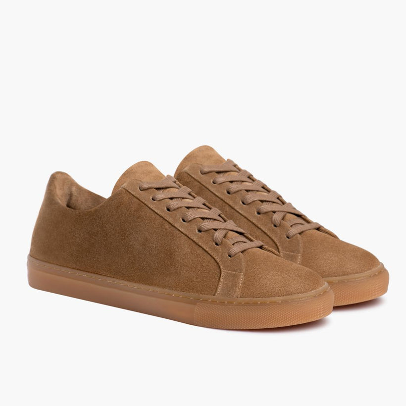 Premier Low Top Camel Leather Sneakers женская