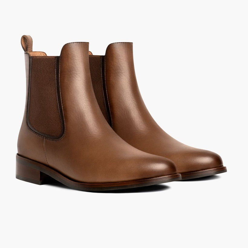 Duchess Amber Wheat Leather Boots женская