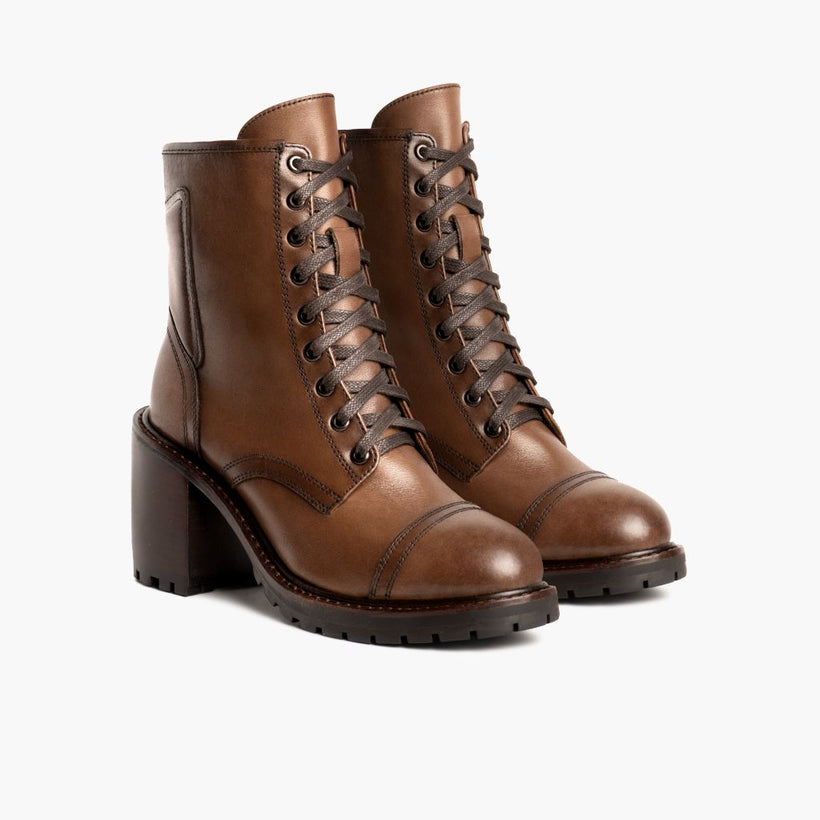 Rebel Amber Wheat Leather Boots женская