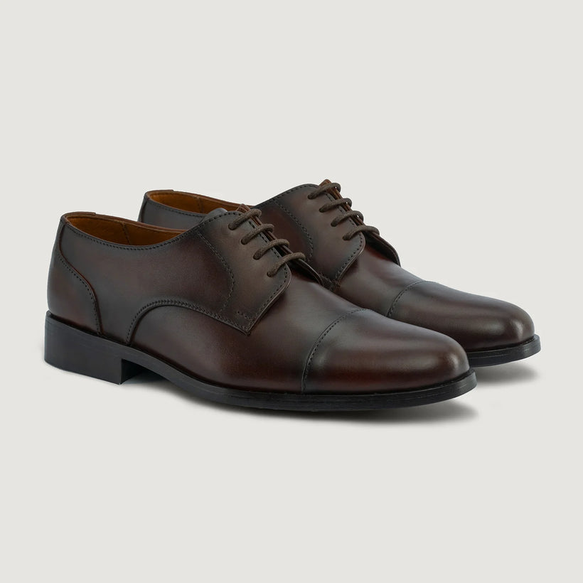 Attorney Derby Burnished Коричневая Leather Shoes мужская