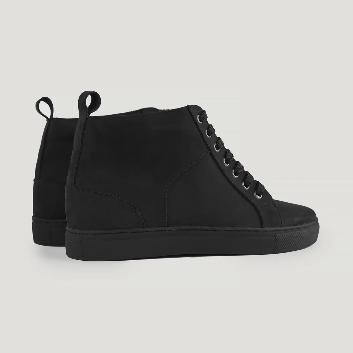 Orlaven Marty High Top Черный Nubuck Кожаные кеды для Мужчин footwear image 10