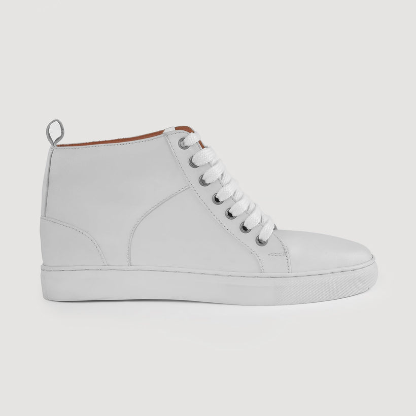 Marty High Top White Кожаные кеды для Мужчин