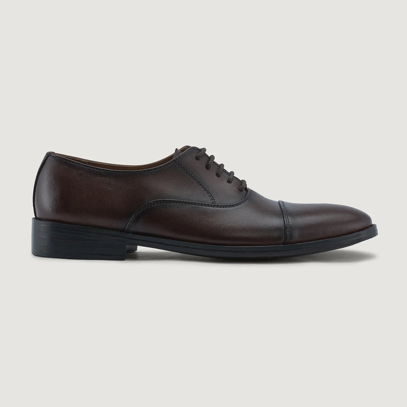 Professor Oxford Burnished Коричневая Leather Shoes мужская