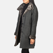 
Erica Shearling Кожаное пальто для Женщин – alternate product view 2