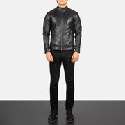 
Fernando Quilted Brown Suede Biker Jacket - Вид сбоку, демонстрирующий эргономичный крой рукава