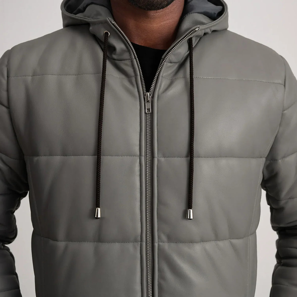 
Floyd Кожаное пальто Рыжий Puffer Кожаная куртка для Мужчин – alternate product view 4