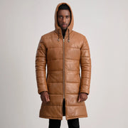 
Floyd Кожаное пальто Рыжий Puffer Кожаная куртка для Мужчин – alternate product view 4