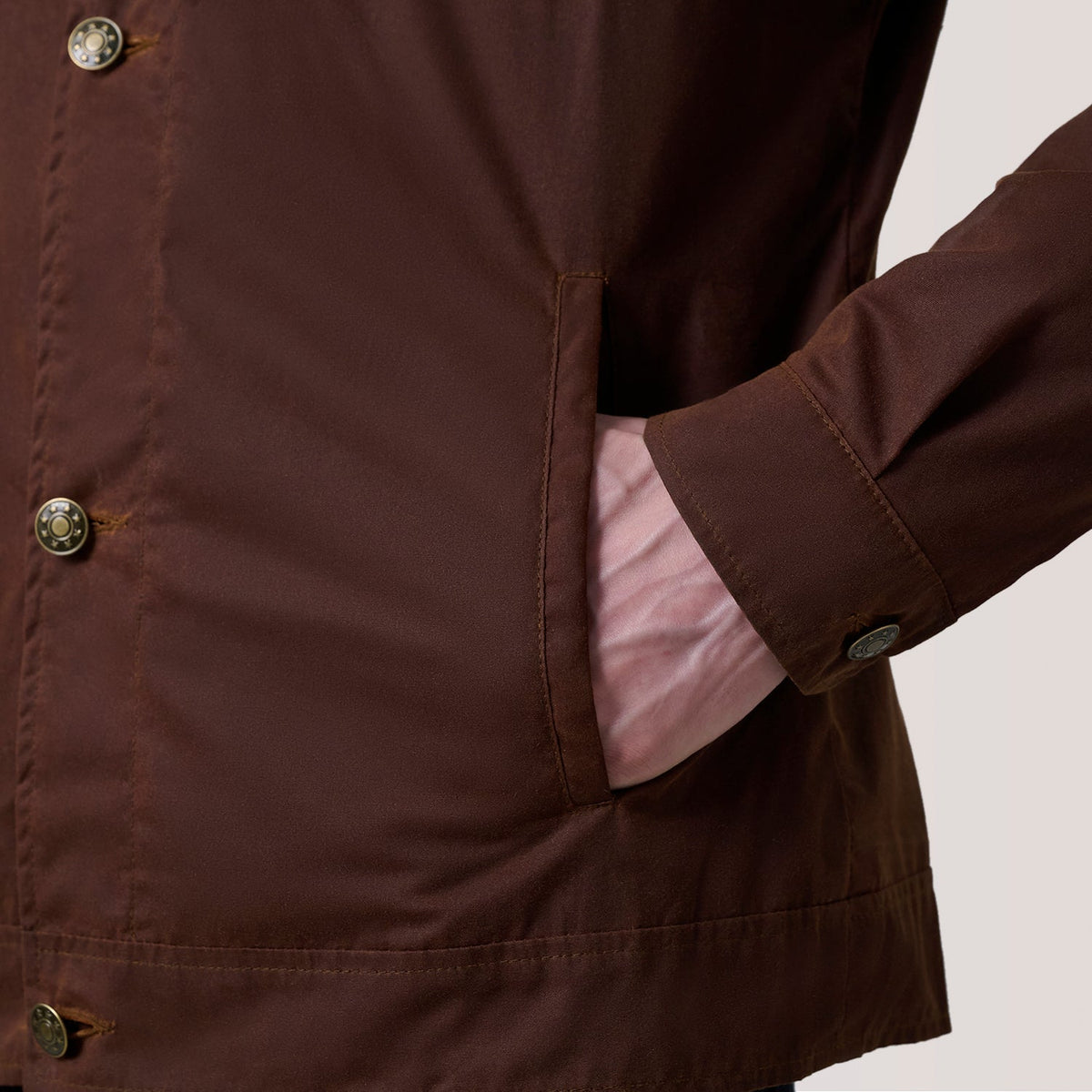 Interior View Showing Flannel & Dual Inside Utility Storage Pockets