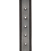 
Solid Antique Brass Hardware & Heavy-Duty Dual Zipper Detail on Manovo Цельнозерновая кожа Belt для Мужчин