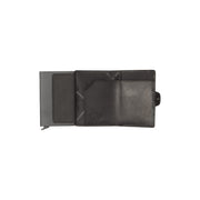 
Classic 100% Full-Grain Leather Card Holder - Вид сзади с усиленными кожаными ремнями и прострочкой