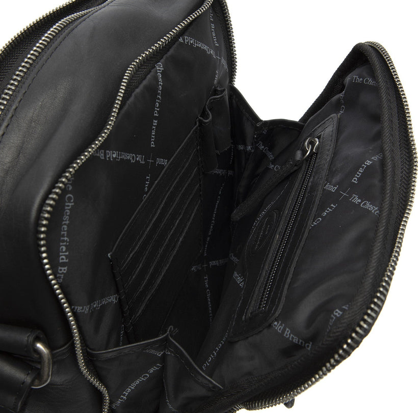 Alva Full-Grain Leather Crossbody Bag мужская