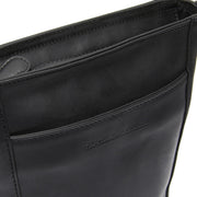 
Classic 100% Full-Grain leather Bag - Вид сзади с усиленными кожаными ремнями и прострочкой