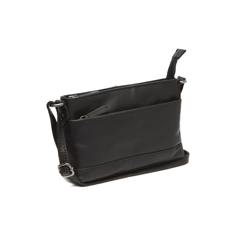 Salerno Full-Grain Leather Crossbody Bag in Classic 100% Full-Grain Leather - Full Exterior Front Profile View | Buy Online