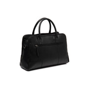 Tailored Rib Cuffs & Hem Craftsmanship Construction Detail on Layton Full-Grain Leather Handbag