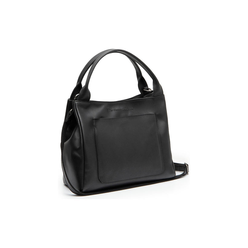 Tenara Full-Grain Leather Handbag in Classic 100% Full-Grain Leather - Front Profile View & Tailored Silhouette | Buy Online