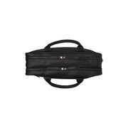 
Solid Antique Brass Hardware & Heavy-Duty Dual Zipper Detail on Boston Кожаная сумка для ноутбука