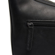 
Classic 100% Full-Grain leather Bag - Вид сзади с усиленными кожаными ремнями и прострочкой