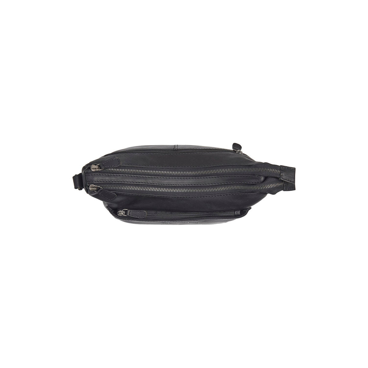 
Solid Antique Brass Hardware & Heavy-Duty Dual Zipper Detail on Tivra Кожаная сумка через плечо