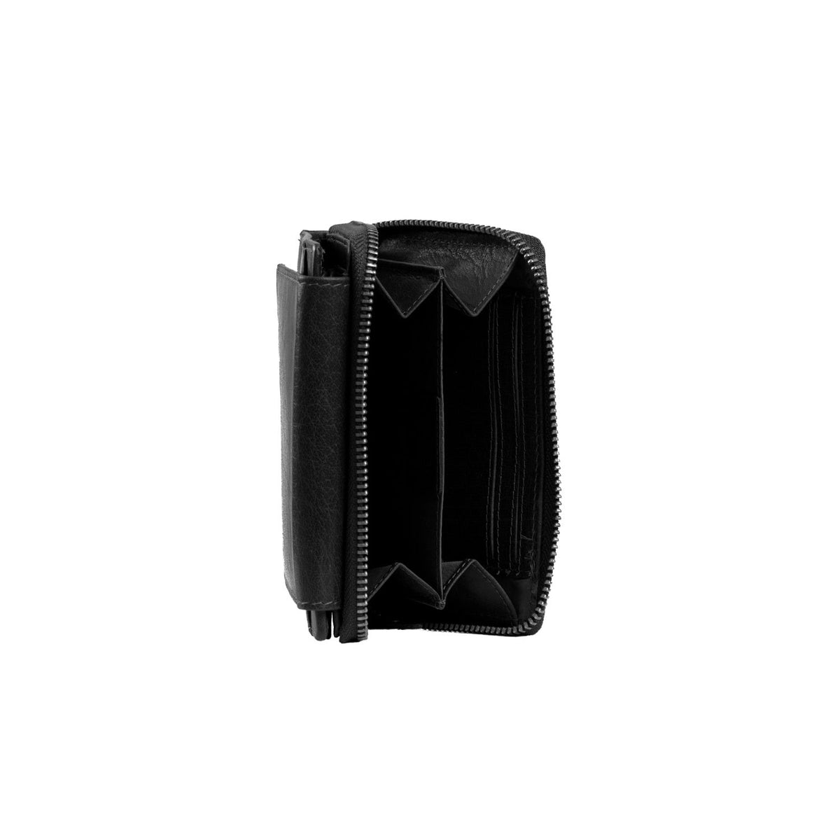 
Classic 100% Full-Grain leather Wallet - Вид сзади с усиленными кожаными ремнями и прострочкой