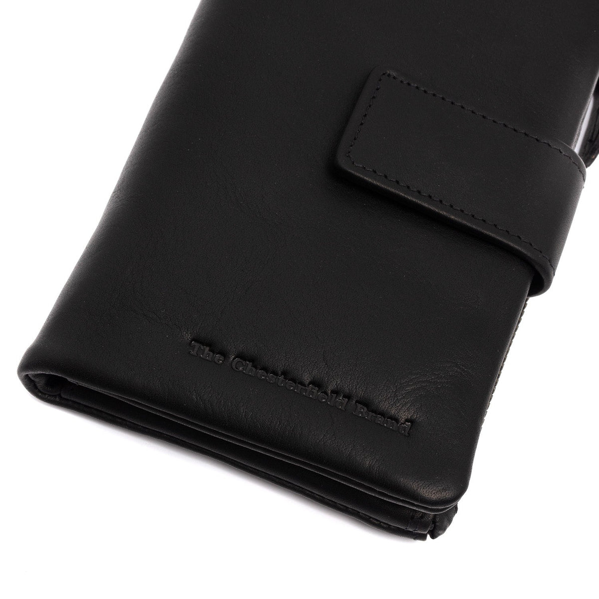 
Classic 100% Full-Grain leather Wallet - Вид сзади с усиленными кожаными ремнями и прострочкой
