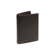 
Brown Leather Wallet Leroy, front view