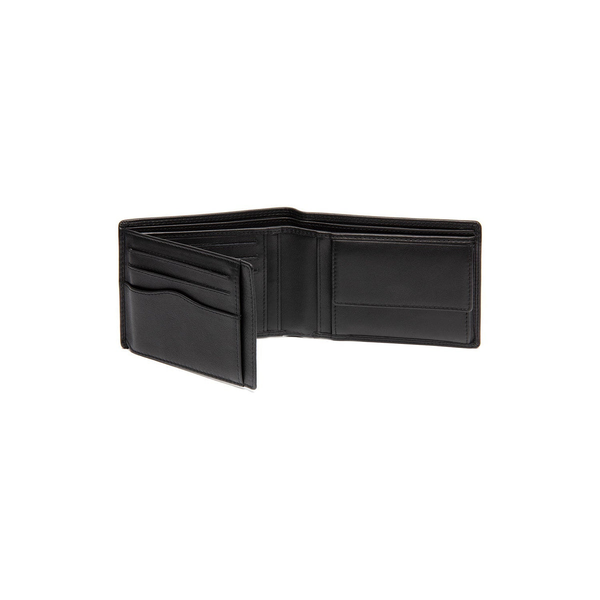 
Classic 100% Full-Grain leather Wallet - Вид сзади с усиленными кожаными ремнями и прострочкой