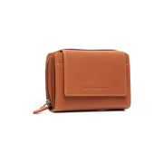 
Cognac Leather Wallet Orveta, front view