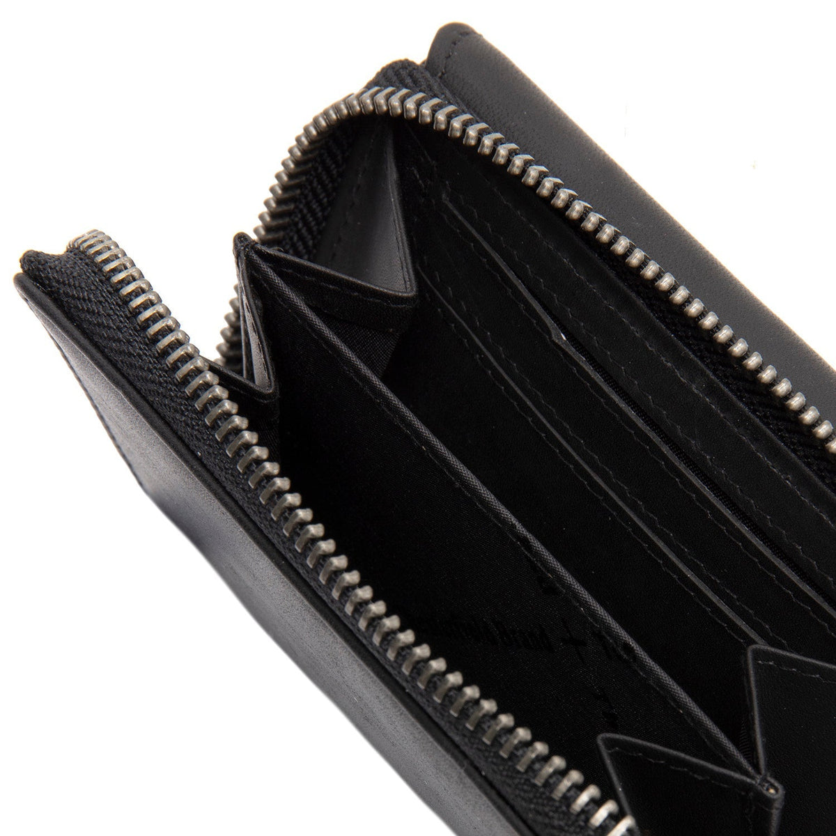 
Classic 100% Full-Grain leather Wallet - Вид сзади с усиленными кожаными ремнями и прострочкой