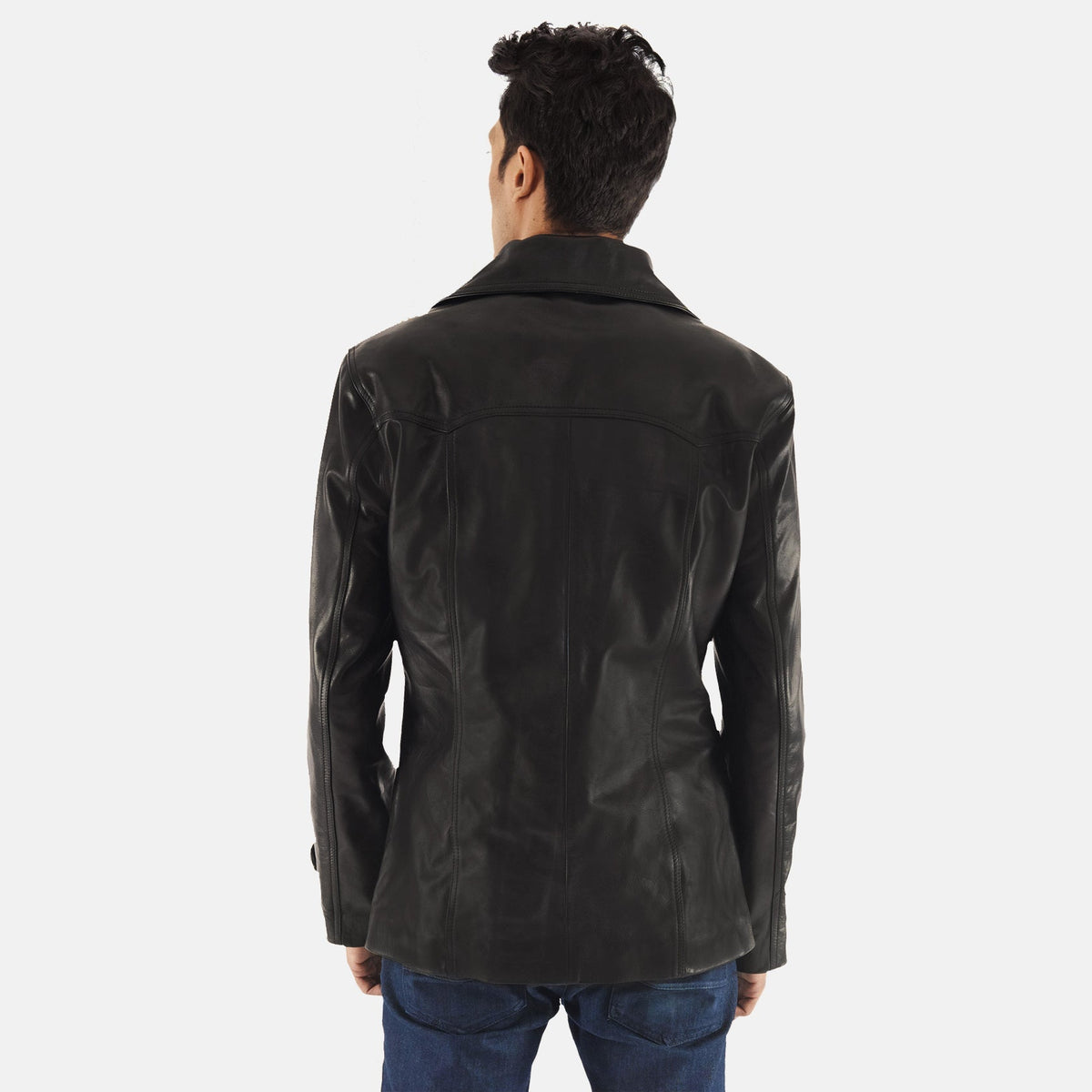 
Authentic Cowhide Leather with Semi-aniline Finish Grain Texture & Heavy-Duty Seam Stitching Detail