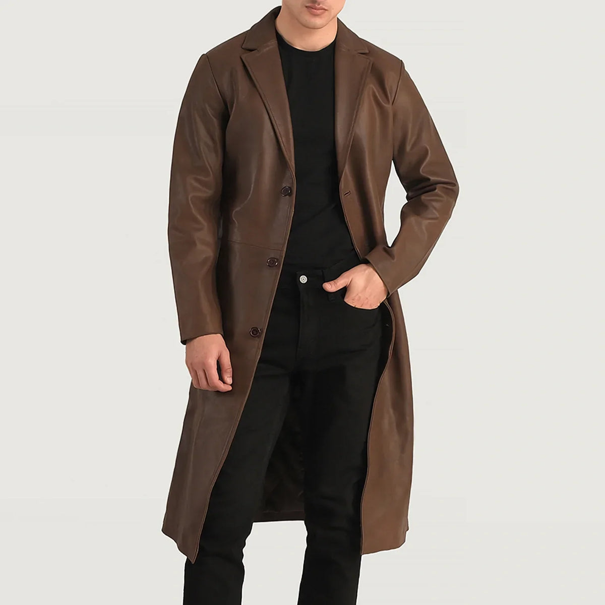 
Mateo Кожаное пальто для Мужчин – alternate product view 4