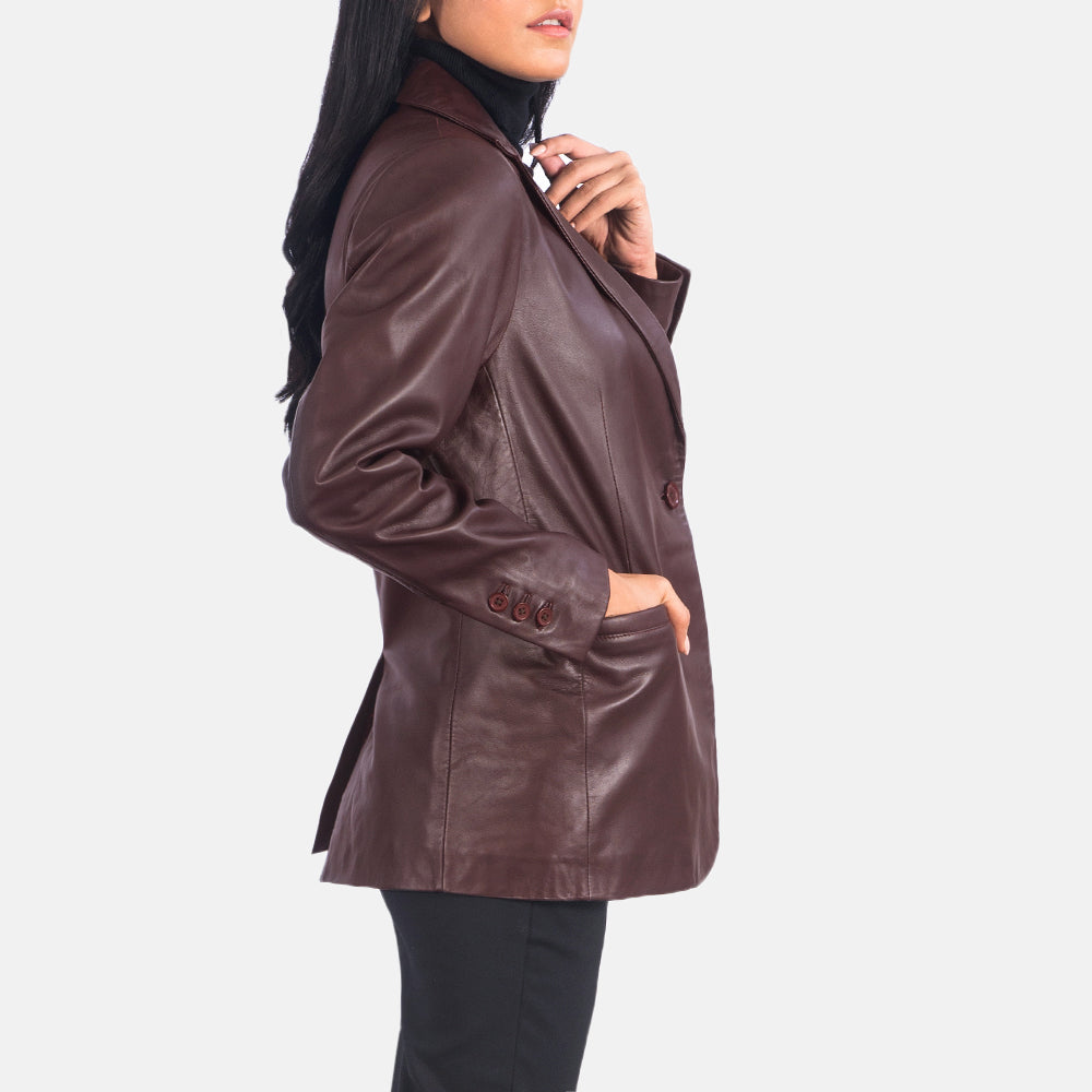 
Norma Кожаный пиджак для Женщин - Natural Daylight Drape