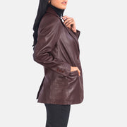 
Norma Кожаный пиджак для Женщин - Natural Daylight Drape