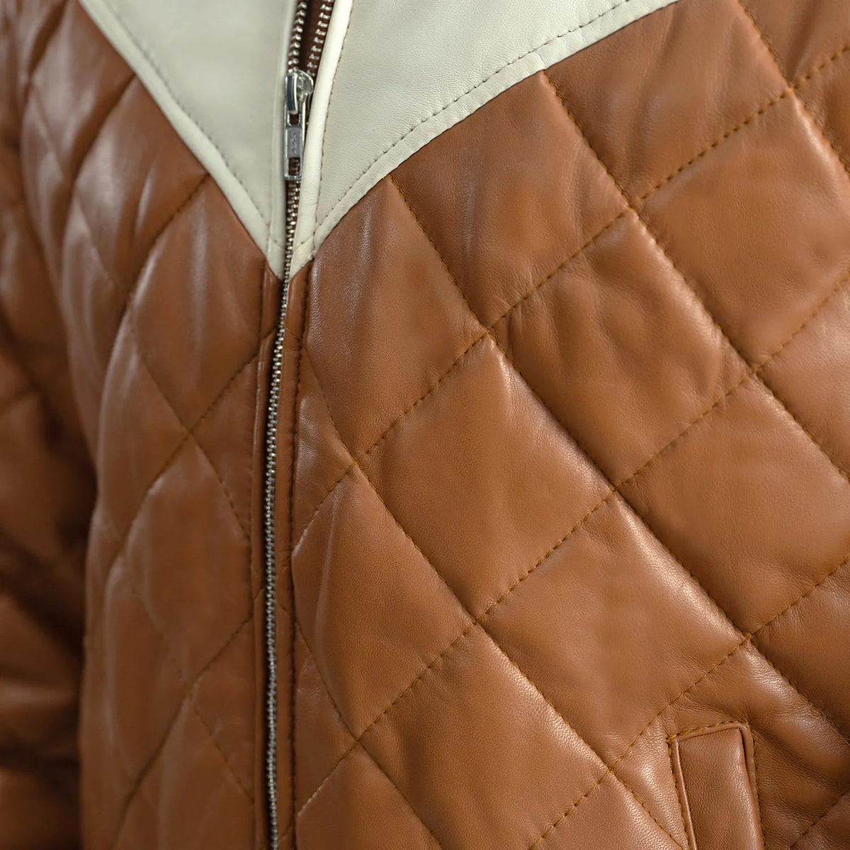 
Norman Кожаная куртка Рыжий Puffer Кожаная куртка для Мужчин – alternate product view 6