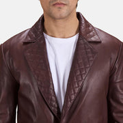 
Authentic Sheepskin Leather with Semi-aniline Finish Grain Texture & Heavy-Duty Seam Stitching Detail